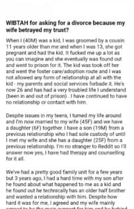 WIBTAH for asking for a divorce because of what my wife did – DJOTD.com