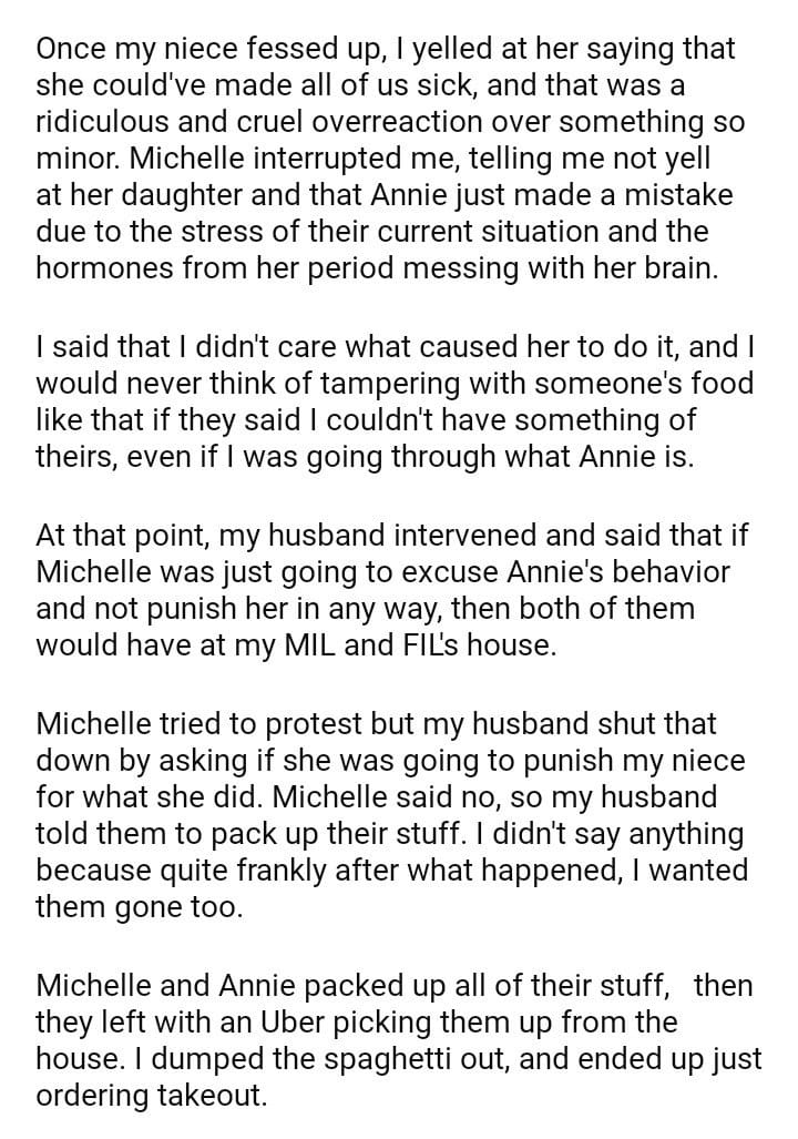 AITA for my husband dump my SIL and niece DJOTD com AITA for my husband dump my SIL and niece DJOTD com