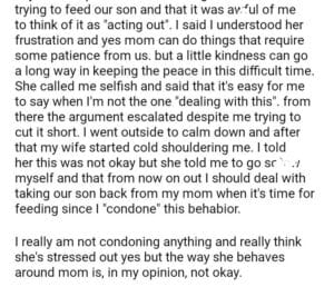 AITA for telling my wife infront of my mom? – DJOTD